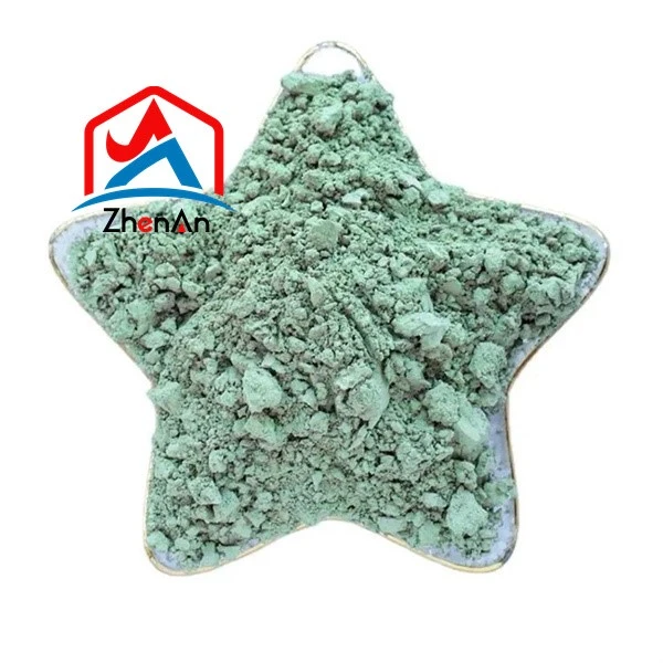 Green silicon carbide powder